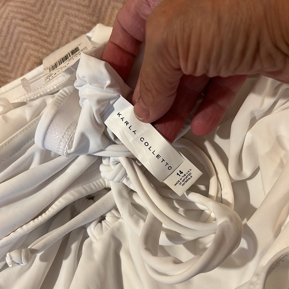 Karla Colletto Bandaeu Bathingsuit, BNWT - Picture 6 of 6